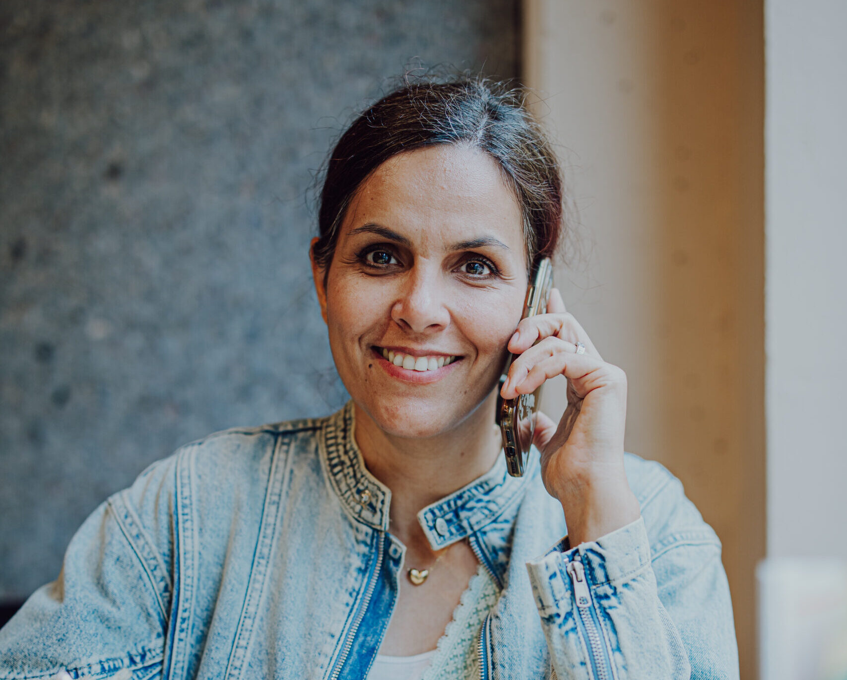 Deelnemer Fereshteh in beeld